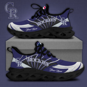 Colorado Rockies x Personalized Max Soul Sneakers Sport Shoes Ver 2 Special Edition