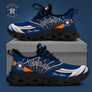 Houston Astros x Personalized Max Soul Sneakers Sport Shoes Ver 2 Special Edition