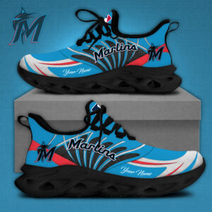 Miami Marlins x Personalized Max Soul Sneakers Sport Shoes Ver 2 Special Edition