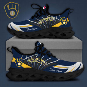 Milwaukee Brewers x Personalized Max Soul Sneakers Sport Shoes Ver 2 Special Edition