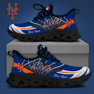 New York Mets x Personalized Max Soul Sneakers Sport Shoes Ver 2 Special Edition