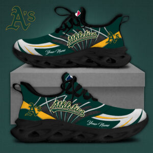 Oakland Athletics x Personalized Max Soul Sneakers Sport Shoes Ver 2 Special Edition