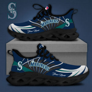 Seattle Mariners x Personalized Max Soul Sneakers Sport Shoes Ver 2 Special Edition