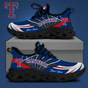 Texas Rangers x Personalized Max Soul Sneakers Sport Shoes Ver 2 Special Edition