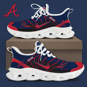 Atlanta Braves x Personalized Max Soul Sneakers Sport Shoes Special Edition