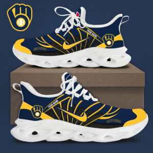 Milwaukee Brewers x Personalized Max Soul Sneakers Sport Shoes Special Edition