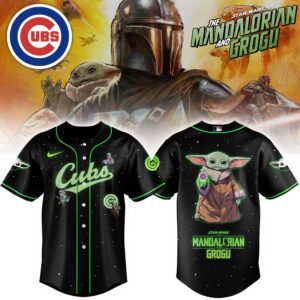 Chicago Cubs x Star Wars The Mandalorian & Grogu Special Edition Jersey
