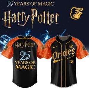 Baltimore Orioles x Harry Potter 25 Years of Magic Special Edition Jersey