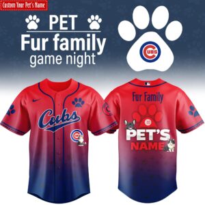 Chicago Cubs x Fur Family Personalized Special Edition Jersey