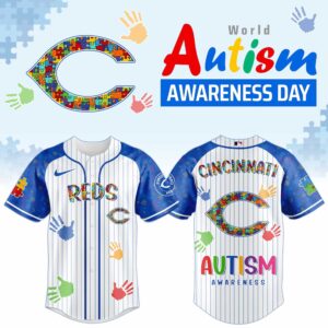 Cincinnati Reds x Autism Awareness Ver 2 Special Edition Jersey