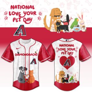 Arizona Diamondbacks x National Love Your Pet Day Special Edition Jersey