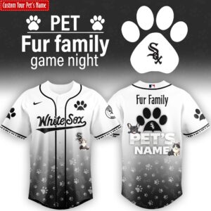 Chicago White Sox x Fur Family Personalized Special Edition Jersey