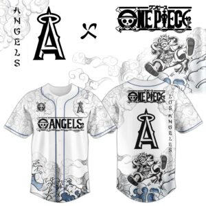 Los Angeles Angels x One Piece Monkey D. Luffy Gear 5 Special Edition Jersey