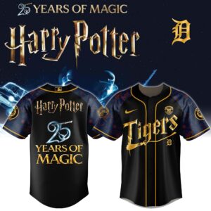 Detroit Tigers x Harry Potter 25 Years of Magic Special Edition Jersey