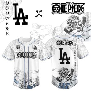 Los Angeles Dodgers x One Piece Monkey D. Luffy Gear 5 Special Edition Jersey