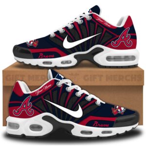 Atlanta Braves x Air Max Plus Sneakers Sport Shoes Ver 4 Special Edition
