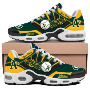 Oakland Athletics x Air Max Plus Sneakers Sport Shoes Ver 3 Special Edition
