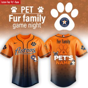 Houston Astros x Fur Family Personalized Special Edition Jersey