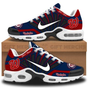 Washington Nationals x Air Max Plus Sneakers Sport Shoes Ver 4 Special Edition