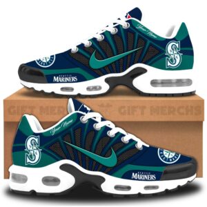 Seattle Mariners x Air Max Plus Sneakers Sport Shoes Ver 4 Special Edition