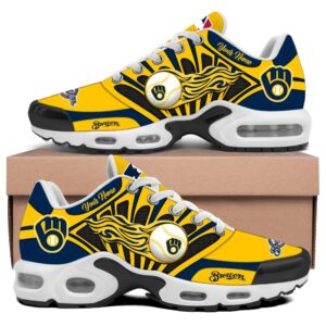 Milwaukee Brewers x Air Max Plus Sneakers Sport Shoes Ver 3 Special Edition
