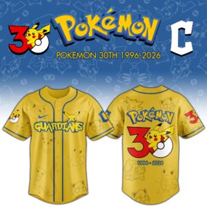 Cleveland Guardians x Pokémon 30th Anniversary Special Edition Jersey