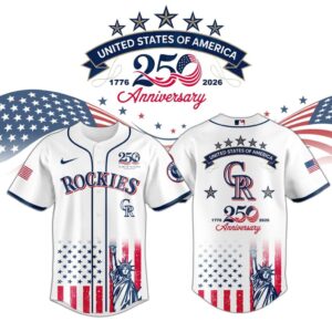 Colorado Rockies x USA 250th Anniversary Special Edition Jersey