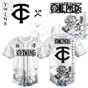 Minnesota Twins x One Piece Monkey D. Luffy Gear 5 Special Edition Jersey