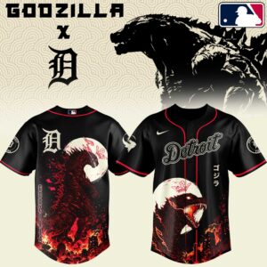 Detroit Tigers x Godzilla Minus Zero Special Edition Jersey