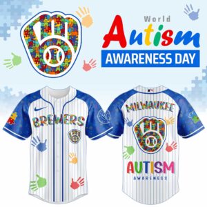 Milwaukee Brewers x Autism Awareness Ver 2 Special Edition Jersey