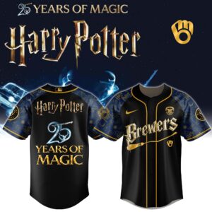 Milwaukee Brewers x Harry Potter 25 Years of Magic Special Edition Jersey