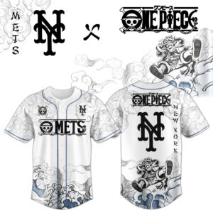 New York Mets x One Piece Monkey D. Luffy Gear 5 Special Edition Jersey