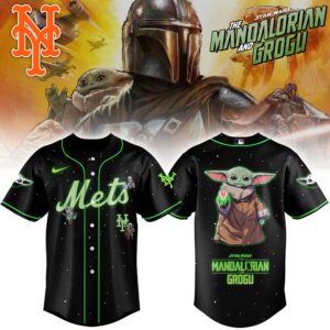 New York Mets x Star Wars The Mandalorian & Grogu Special Edition Jersey