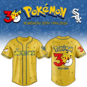 Chicago White Sox x Pokémon 30th Anniversary Special Edition Jersey
