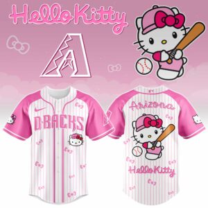 Arizona Diamondbacks x Hello Kitty Pink Version Special Edition Jersey