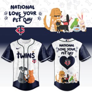 Minnesota Twins x National Love Your Pet Day Special Edition Jersey