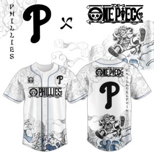 Philadelphia Phillies x One Piece Monkey D. Luffy Gear 5 Special Edition Jersey