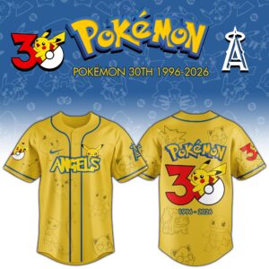 Los Angeles Angels x Pokémon 30th Anniversary Special Edition Jersey