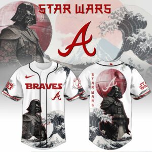 Atlanta Braves x Star Wars Darth Vader Japanese Style 2 Special Edition Jersey