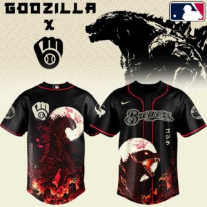 Milwaukee Brewers x Godzilla Minus Zero Special Edition Jersey