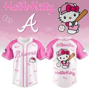 Atlanta Braves x Hello Kitty Pink Version Special Edition Jersey