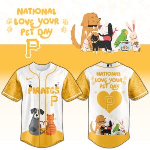 Pittsburgh Pirates x National Love Your Pet Day Special Edition Jersey
