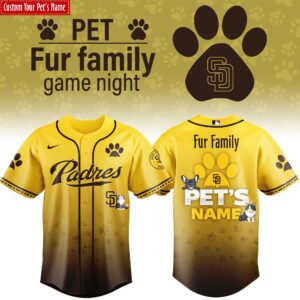 San Diego Padres x Fur Family Personalized Special Edition Jersey