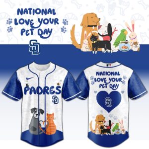 San Diego Padres x National Love Your Pet Day Special Edition Jersey