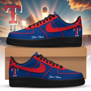 Texas Rangers x Personalized Dunk Low Shoes Ver 2 Special Edition