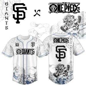 San Francisco Giants x One Piece Monkey D. Luffy Gear 5 Special Edition Jersey