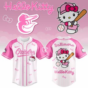 Baltimore Orioles x Hello Kitty Pink Version Special Edition Jersey