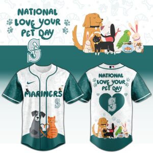Seattle Mariners x National Love Your Pet Day Special Edition Jersey