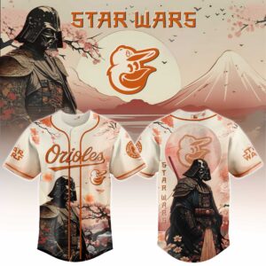Baltimore Orioles x Star Wars Darth Vader Japanese Style 3 Special Edition Jersey