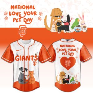 San Francisco Giants x National Love Your Pet Day Special Edition Jersey